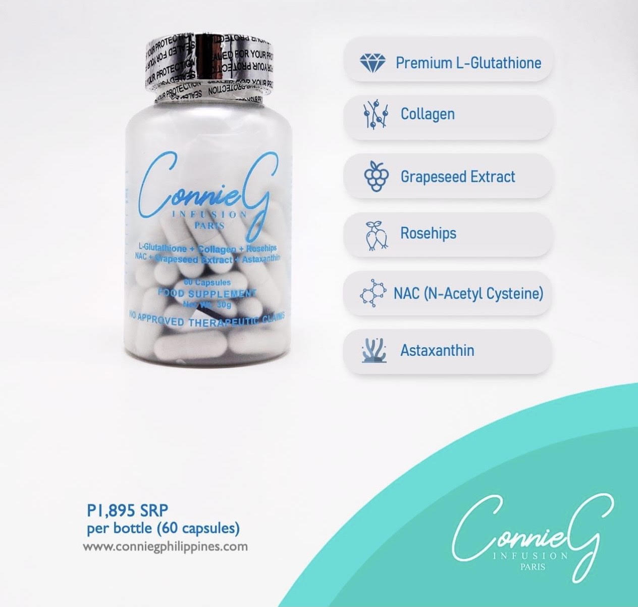 connie g glutathione Connie G Infusion Paris Glutathione