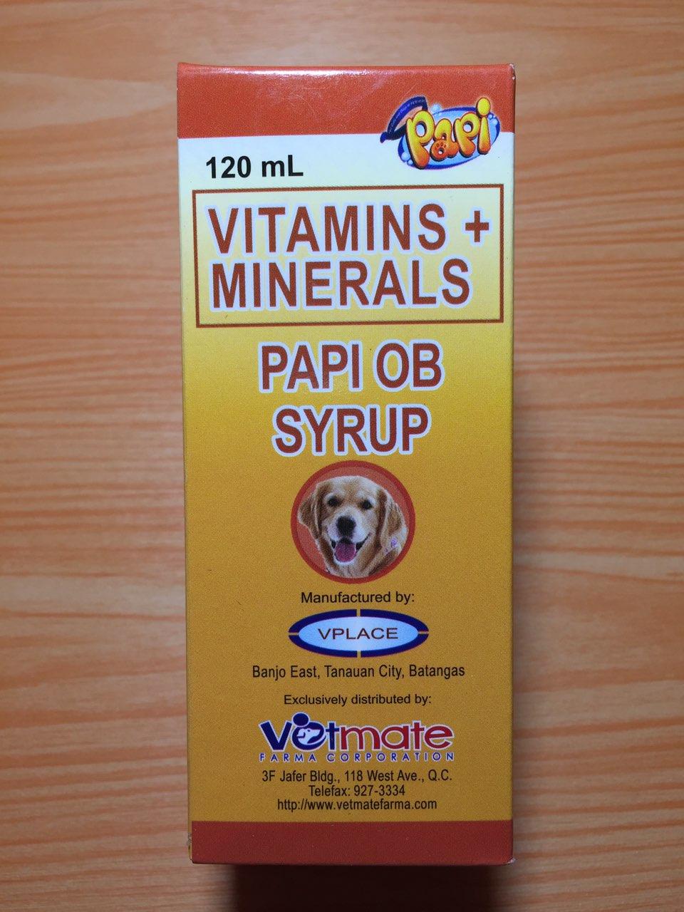 puppy ob vitamins