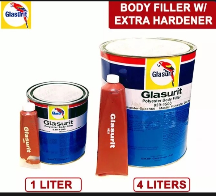 Glasurit Body Filler With Hardener 1 Liter, 4Liter Lazada PH
