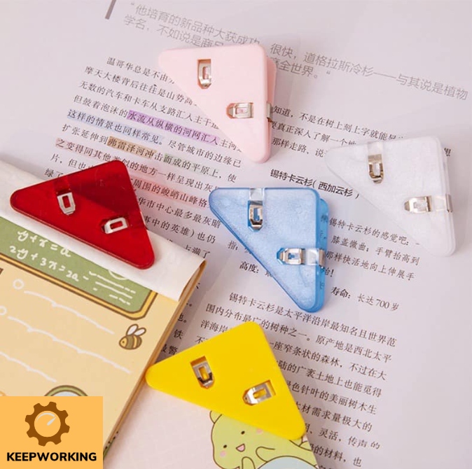 Keep Working Corner Paper Clip Set Multifunctional Document Clip Book ...