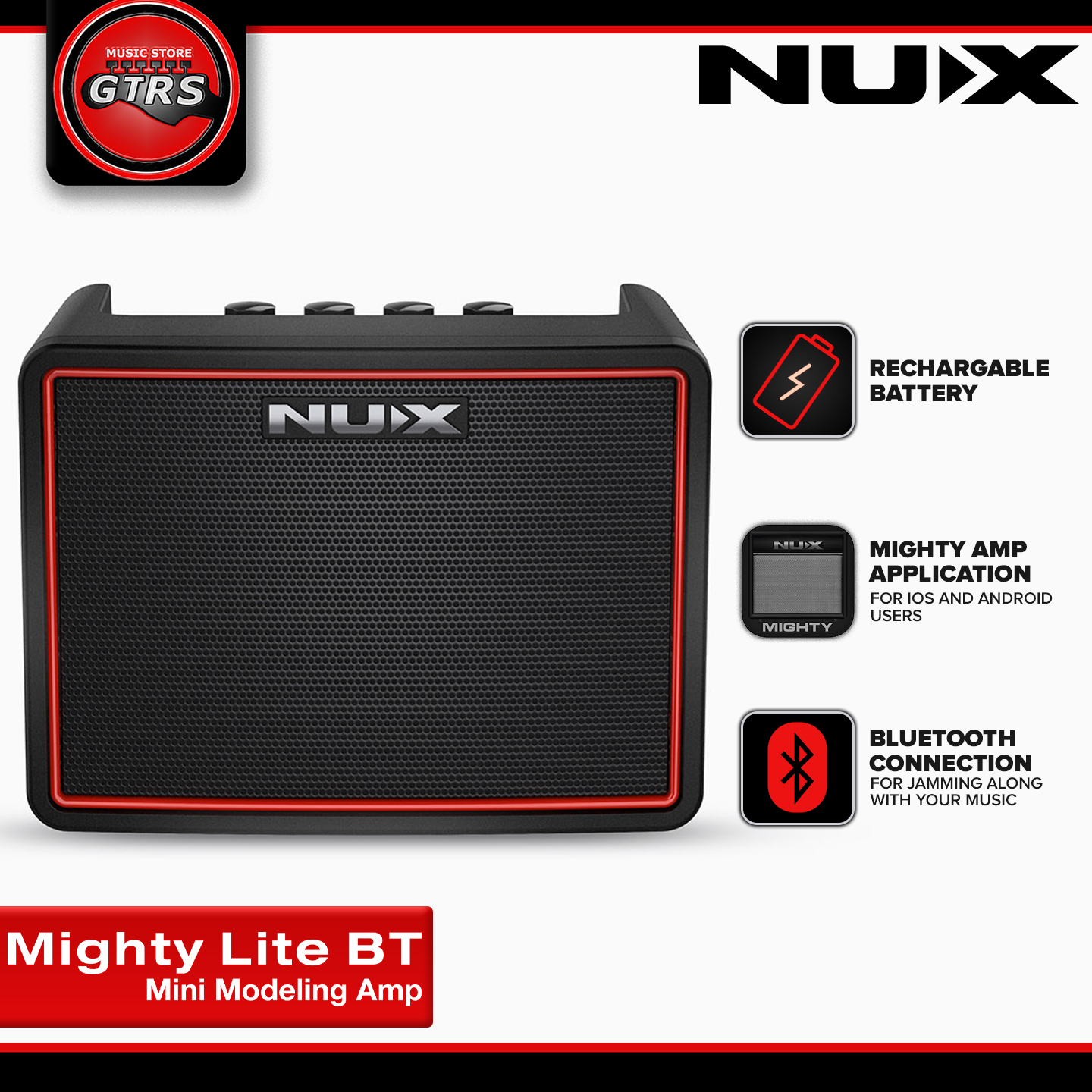 NUX Mighty Lite BT Mini Desktop Modeling Guitar Amplifier MKII Lazada PH