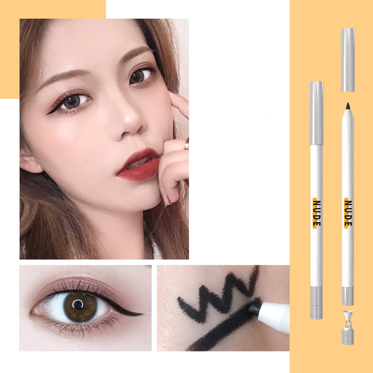 Acurve Lying Silkworm and Eyeshadow Pen Draw A Lying Silkworm and Draw ...