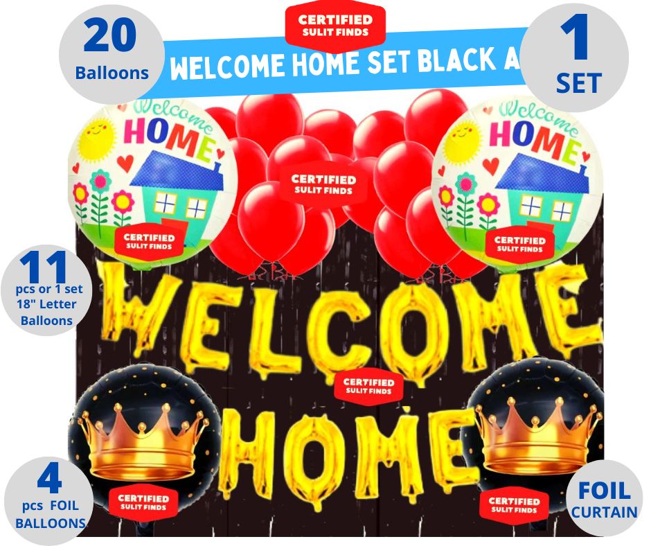 Welcome Home Decorations Set Welcome Home Balloon Set Welcome Decoration Set Welcome Party 4566