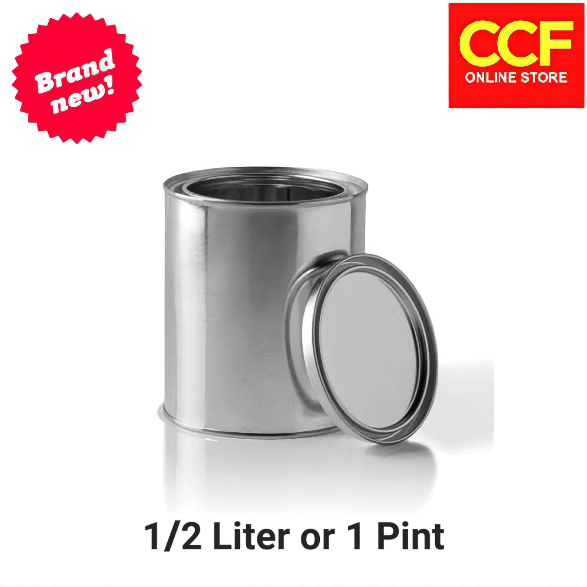 Empty Paint Tin Can Cans 1/2 Liter , 500 ml , 1 Pint Lazada PH