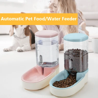 WAGTEST New Drinking Bowl Puppy Automatic Food Water Dispenser Dog Cat Pet Feeder Bottle