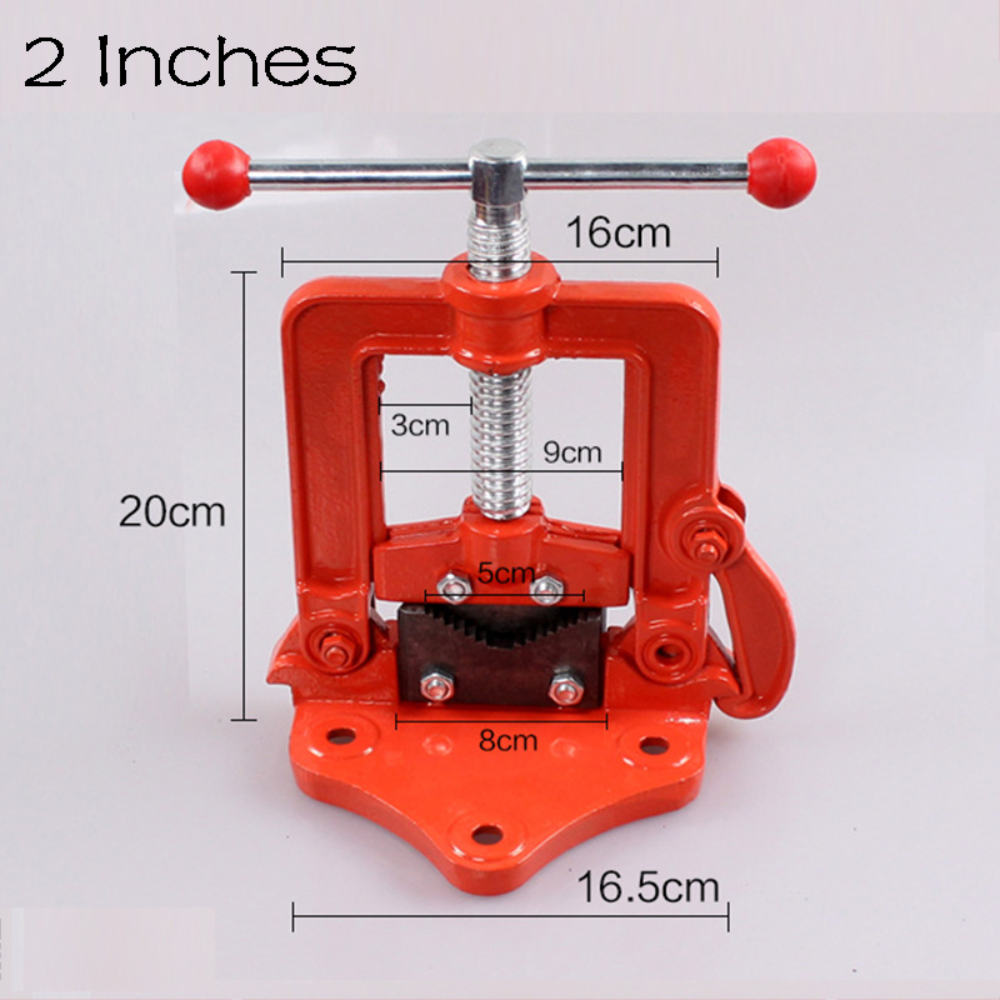 Pipe vise clearance clamp