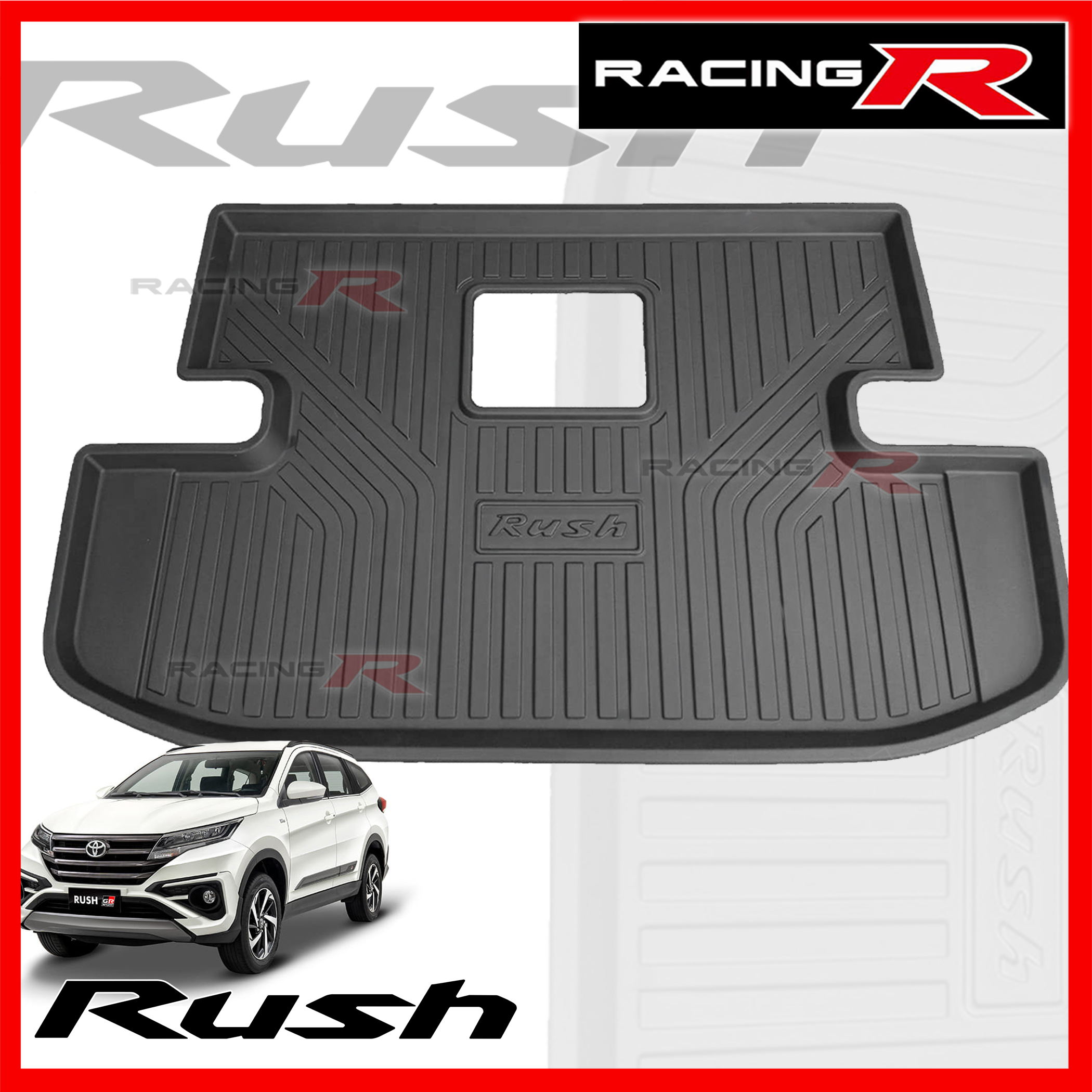 Toyota Rush 2018 to 2024 V1 OEM Trunk Tray for 7 seater 2019