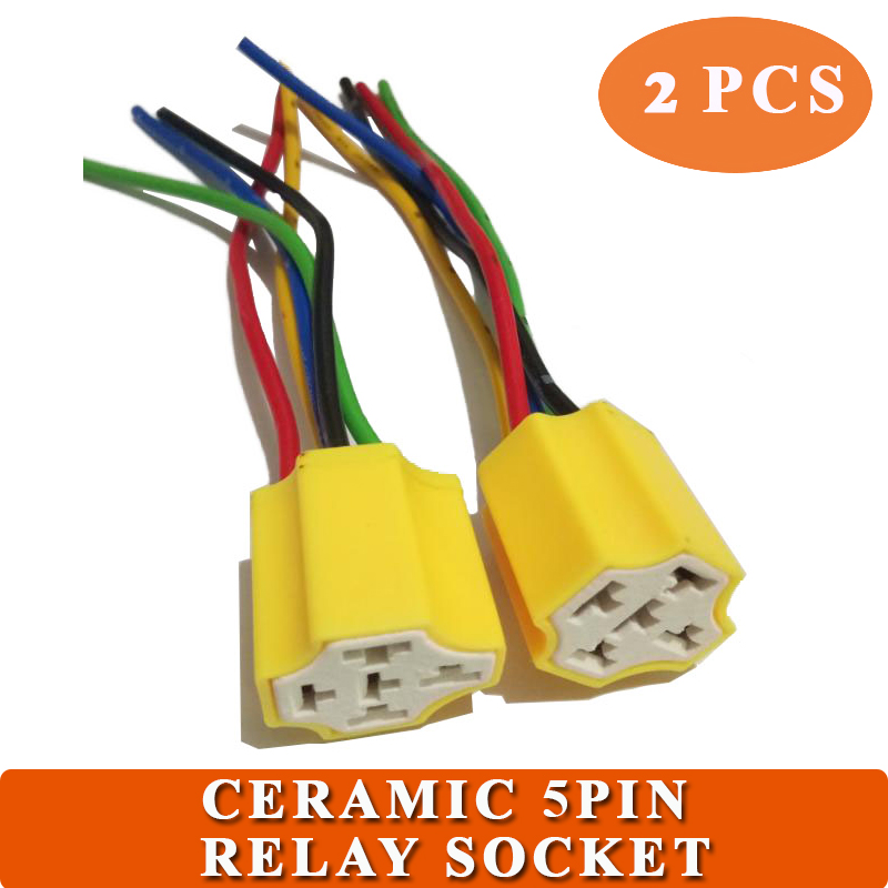 Ceramic 5 Pin Relay Socket 2 Pcs Lazada Ph