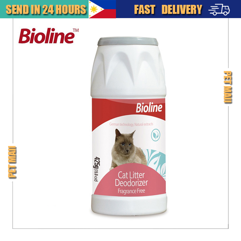 Bioline】 Cat Litter Deodorant Powder 425g Chemically Interacting