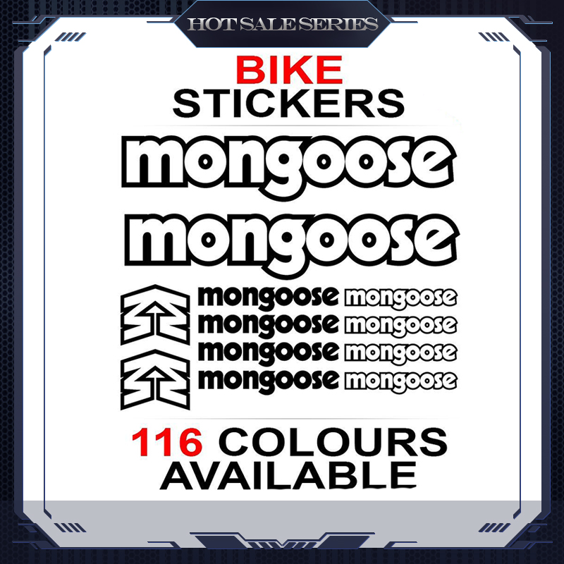 mongoose bike decals
