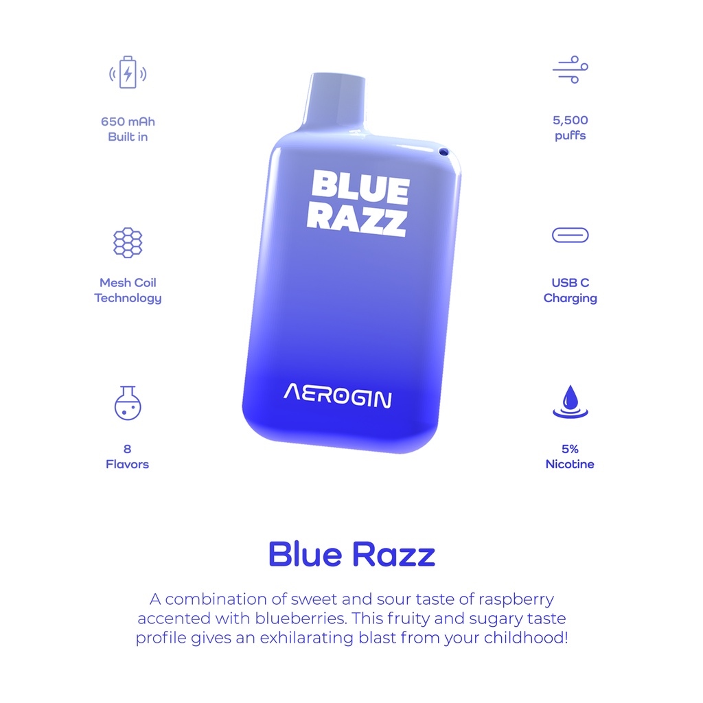 selling Aerogin Viscocity WHITE NECTAR 5500 puffs Legit New Sealed