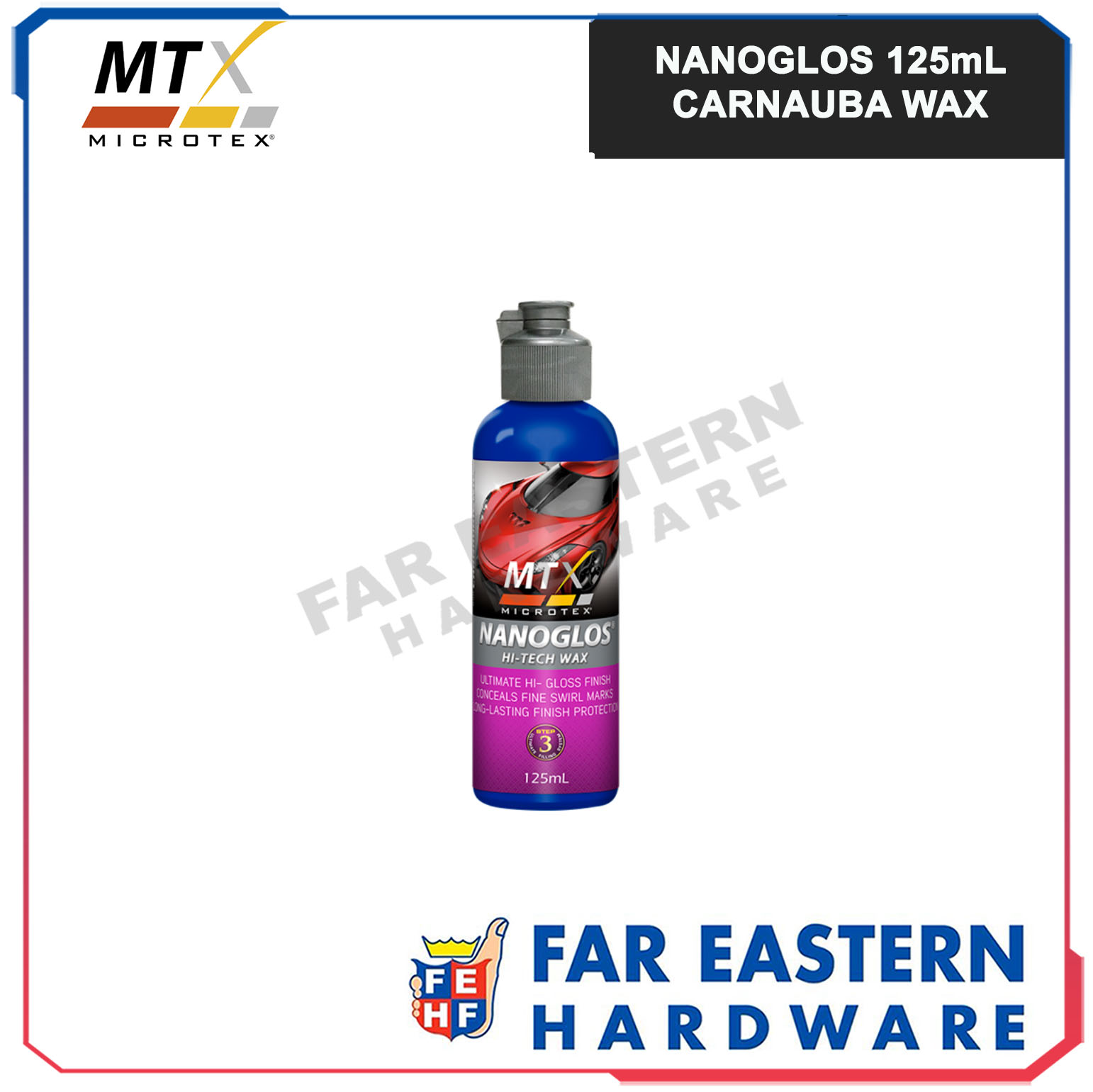 MICROTEX Nanoglos 125mL Carnauba HiTech Wax MTX Lazada PH