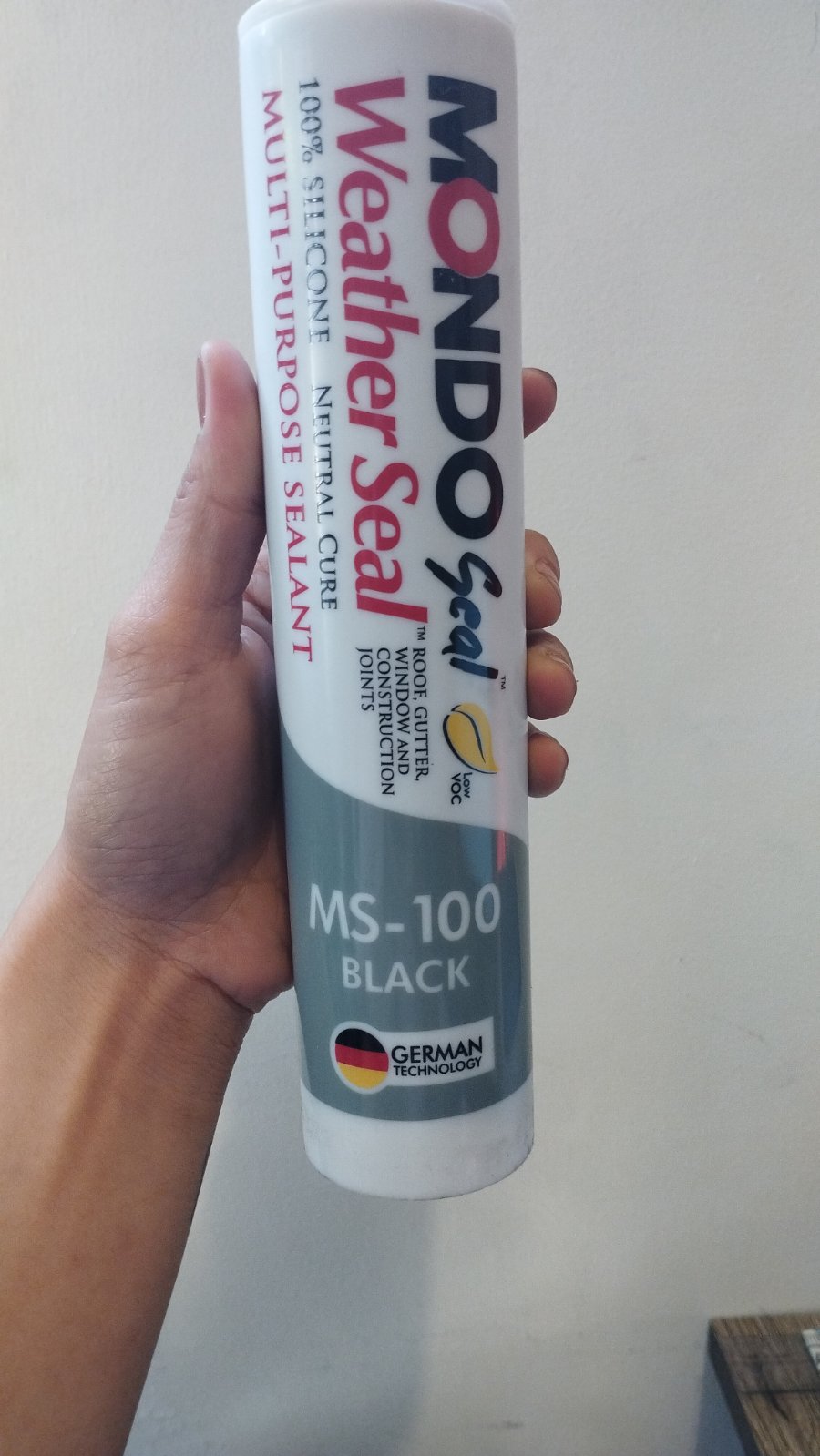 Mondo Seal Weather Seal 100 Silicone Sealant (Black ) Lazada PH