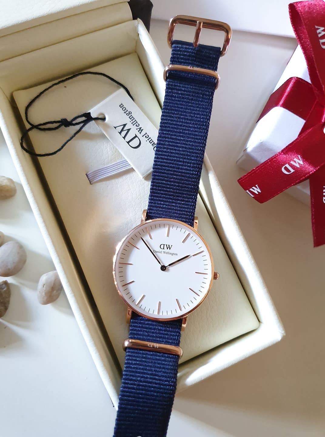 Classic Bayswater 36mm White Dial Navy NATO Strap Lazada PH