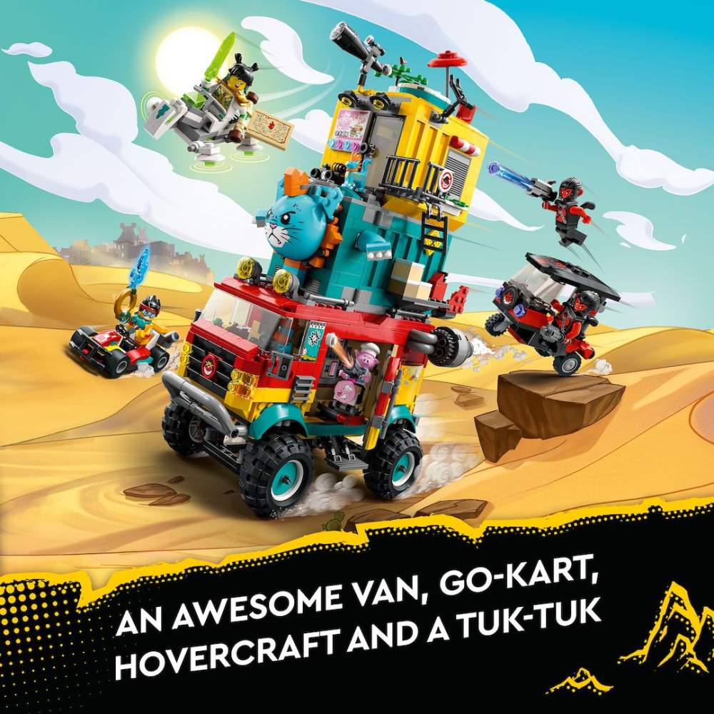【Official】 LEGO 80038 Monkie Kid’s Team Van 8003pcs 9+