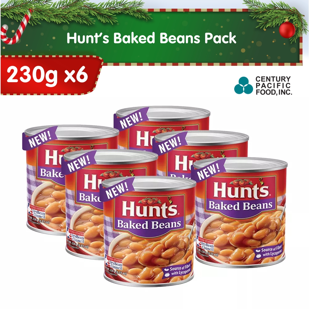 Hunt's Baked Beans 230g (Canned) Pack of 6 Lazada PH