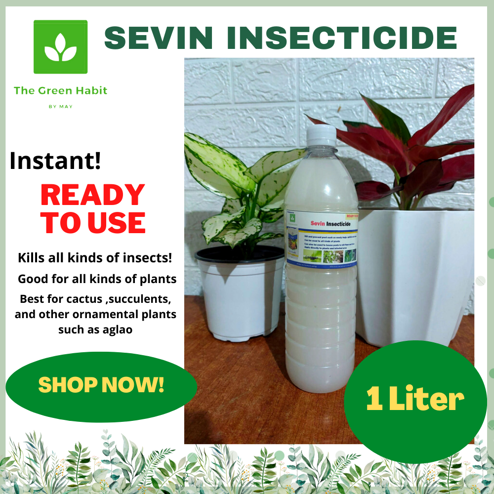 The Green Habit Sevin insecticide 1 Liter Ready to Use Ready to use Sevin 1000ml Spray