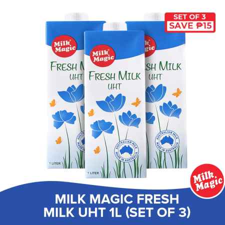 Milk Magic Fresh Milk 1L Set of 3 Nutritious Drink for Everyone Grocery Item