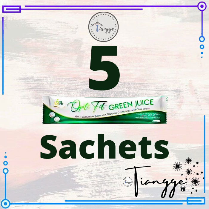Tiangge 5 Sachets of OPTI FIT GREEN JUICE good for weight loss good