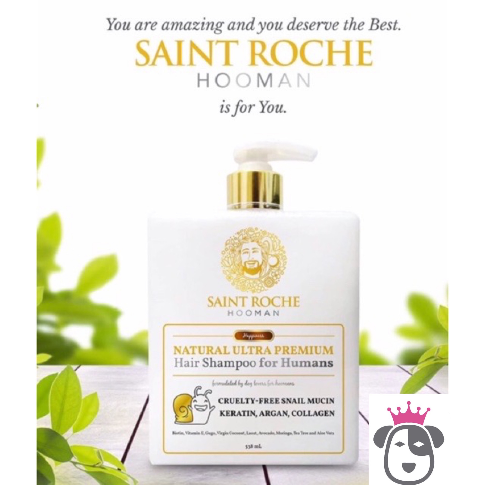 Saint Roche Hooman Shampoo For Humans 538ml Shopee Philippines