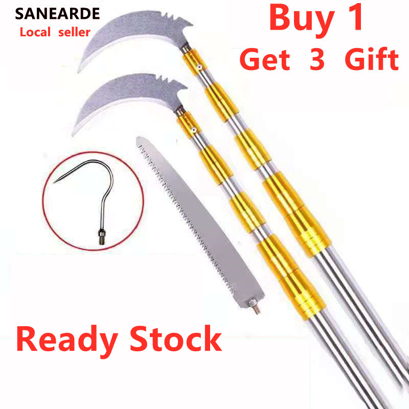 VANKEE Telescopic Rod For Pruning Multifunctional Stainless Steel Super ...