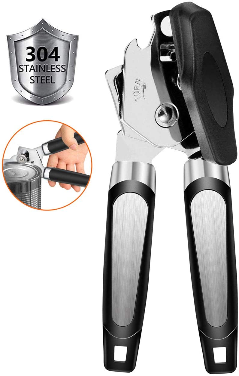 Bescita Professional Manual Tin Can Opener Stainless Steel Safe Cut Lid Smooth Edge Hot, Size: 22.5, As Shows