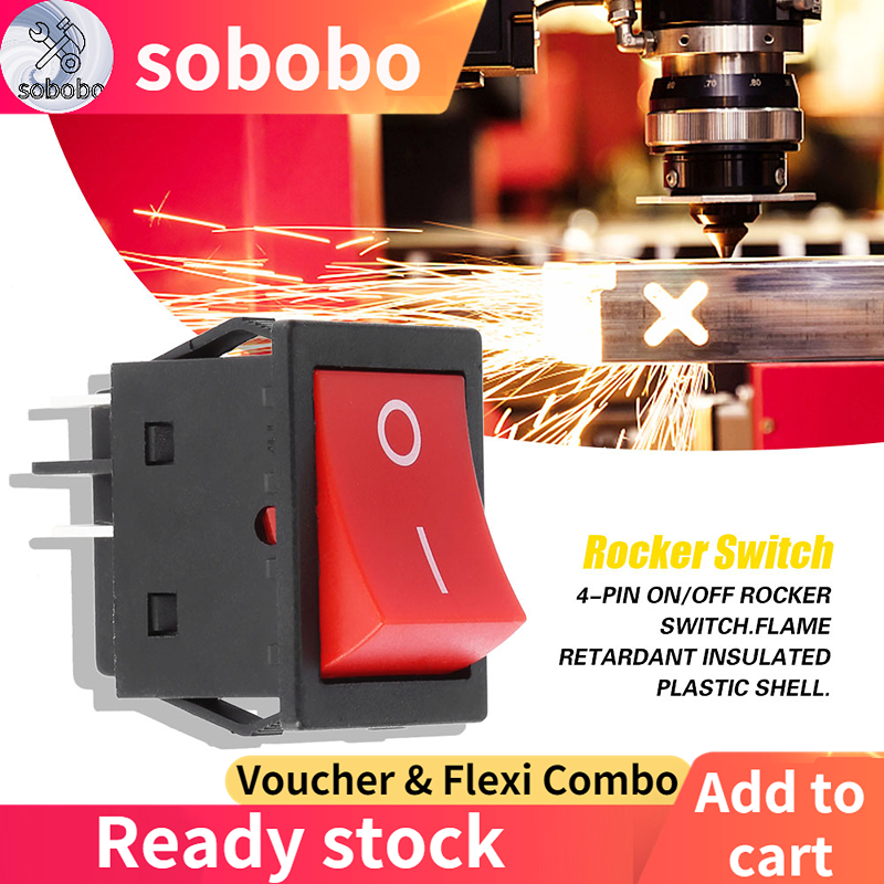 sobobo【Hot deals】30A Welder Welding Machine 4-Pin Boat Type ON/OFF ...