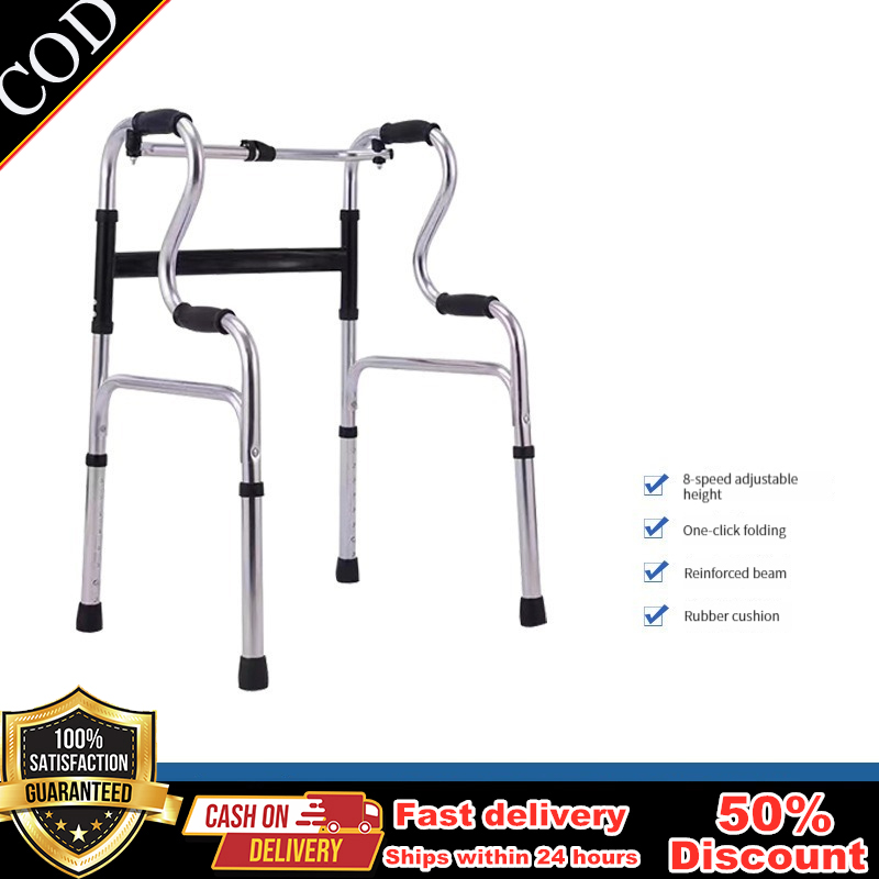 【Local Ready stock】Walker Adult/elderly Aluminum 915 Black Multi