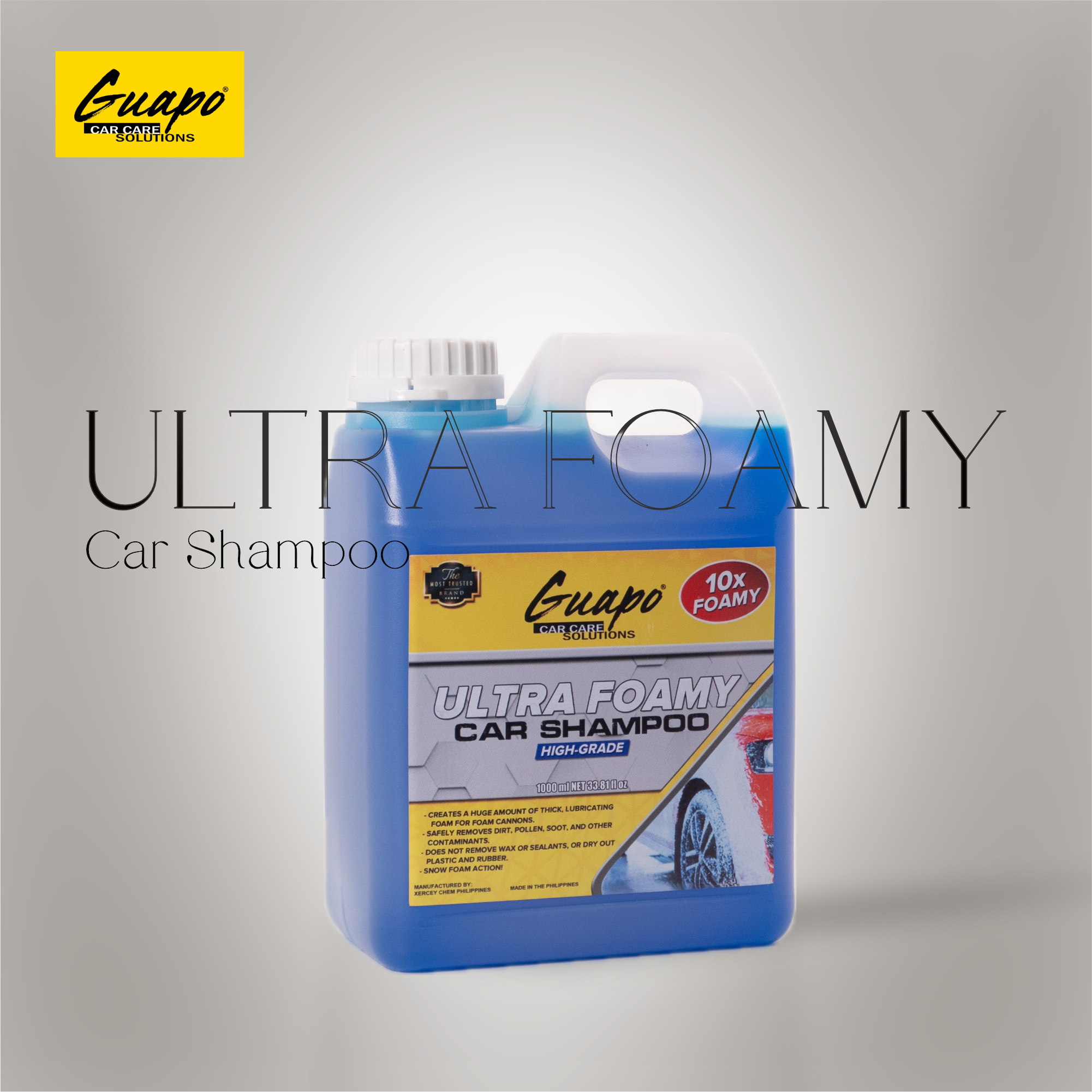 Guapo Ultra Foamy Car Shampoo High-Grade 10x Foamy Liter - Main Image