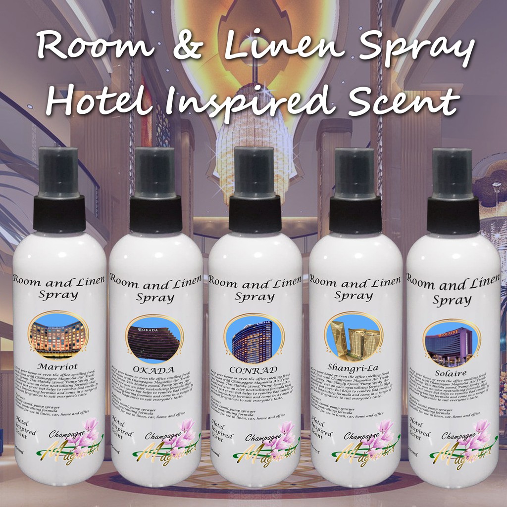 Champagne Magnolia Room & Linen Spray 250ml 1 LiterfXs Lazada PH