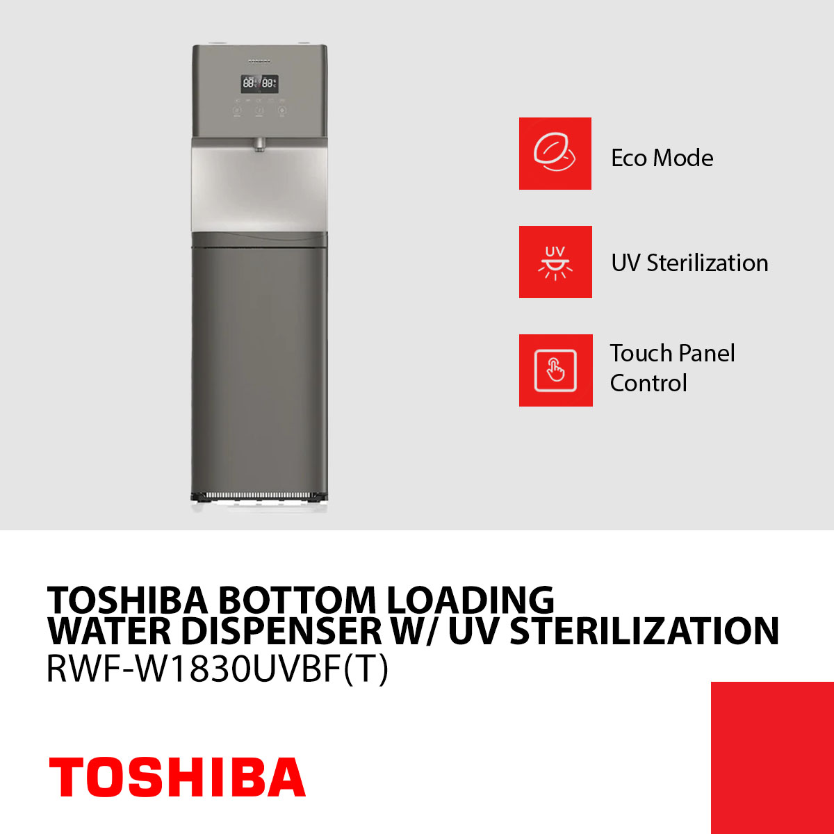Toshiba N1 bottom Loading Water Dispenser Brown UV 2020 Lazada PH