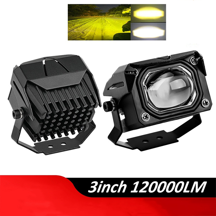 FIREFLY Mini Driving Light V7 Pro 40W Hi/Low Beam Universal Motorcycle ...