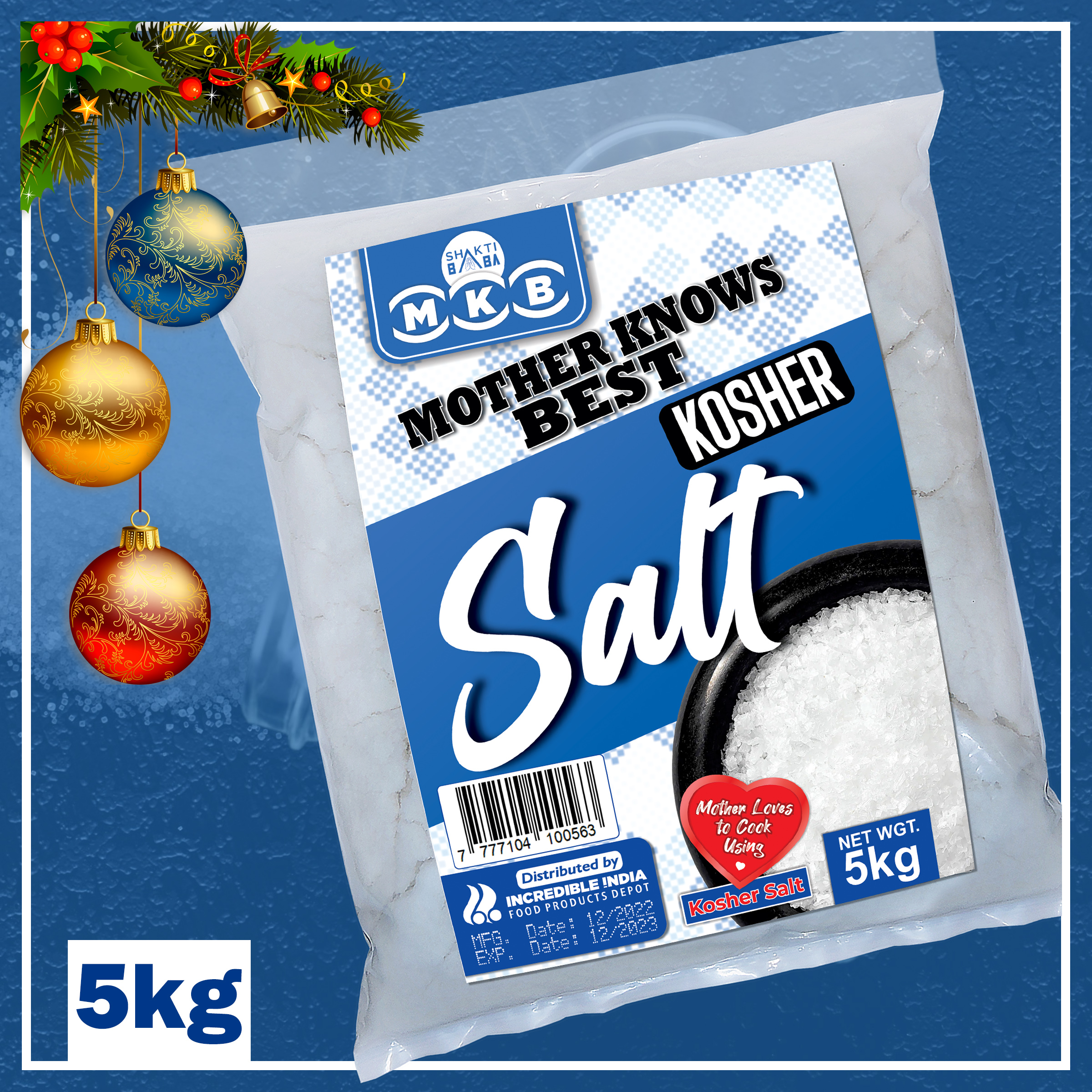 Mother Knows Best Kosher Salt 5kg in Pouch Lazada PH