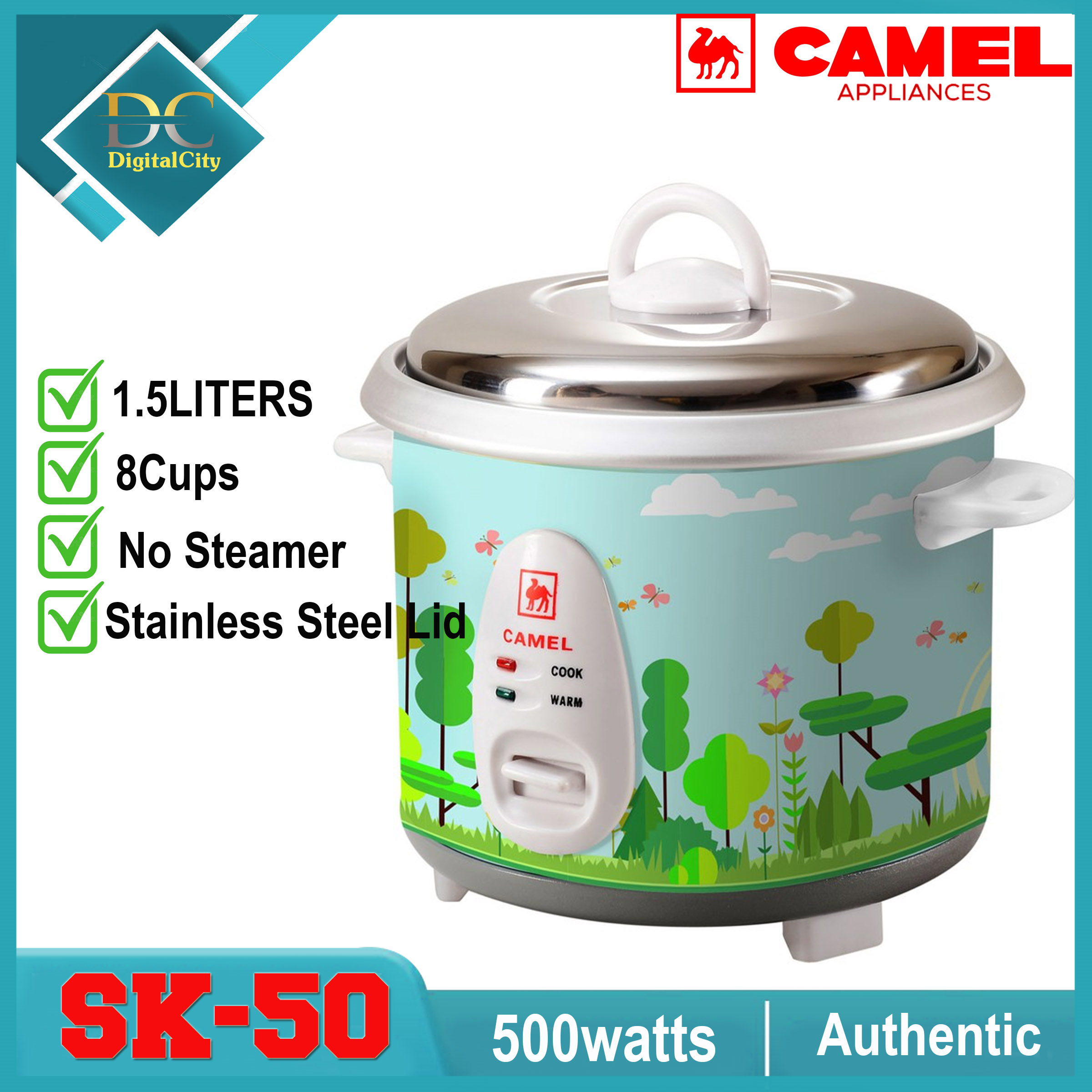 camel rice cooker 1.5 l price