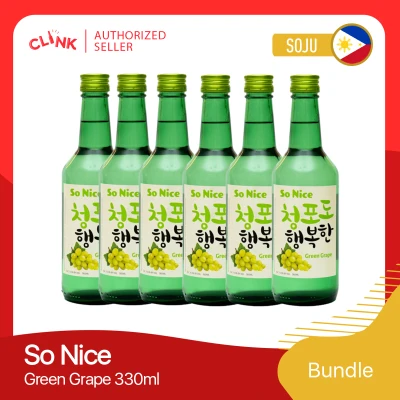 So Nice Green Grape 6 Bottles Soju Bundle
