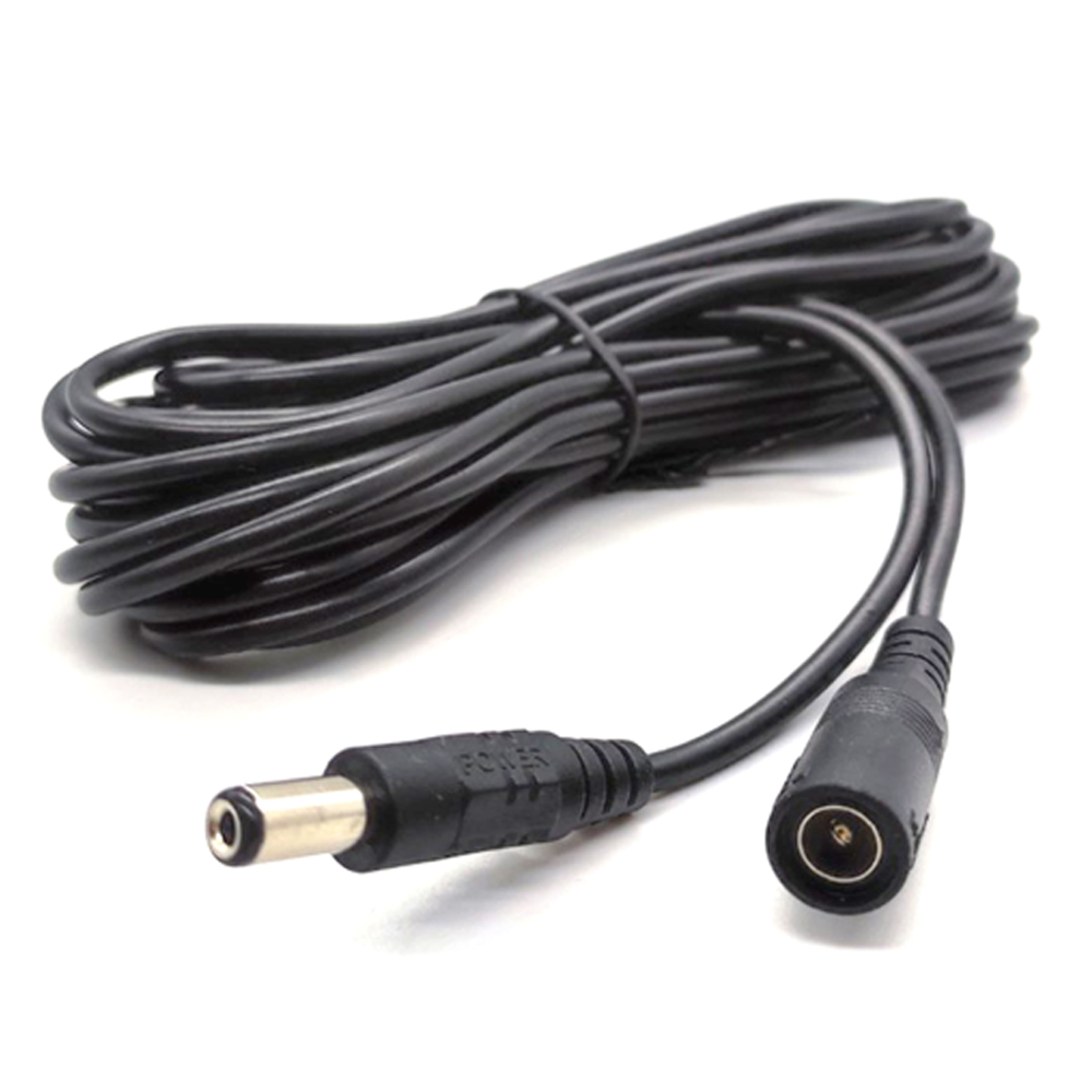 Power Extension Cable Power Supply Adapter Flat Extender Cord,Female to