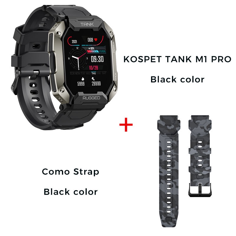 KOSPET TANK M1 PRO Smart Watch Men Rugged Outdoor Sport Fitness Tracker