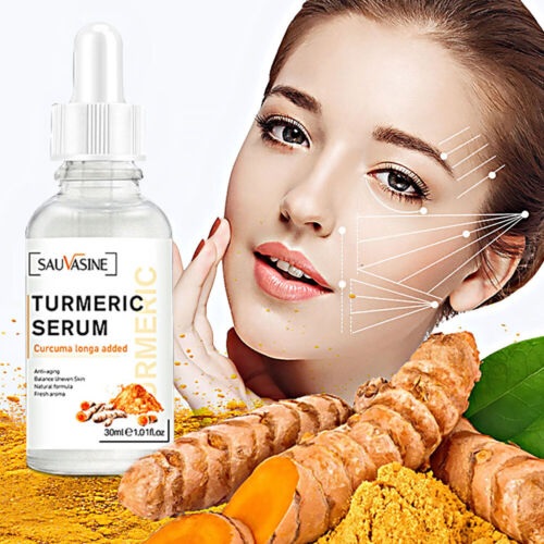 SAUVASINE Turmeric Skin Serum Face Whitening Bright Skin Dark Spot