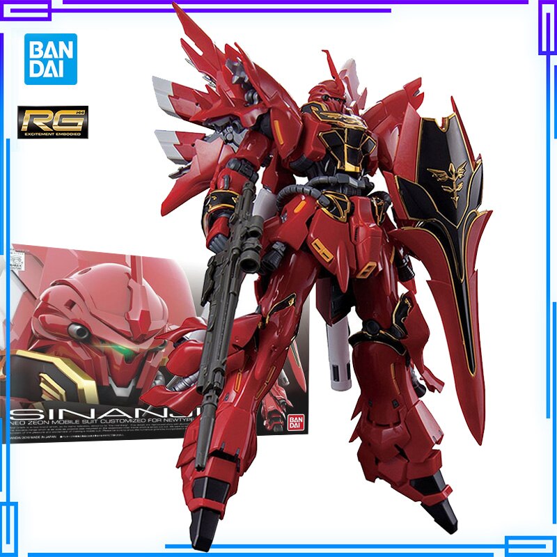 100% ORIGINAL】Mobile Suit Gundam Sinanju Unicorn Model Kits