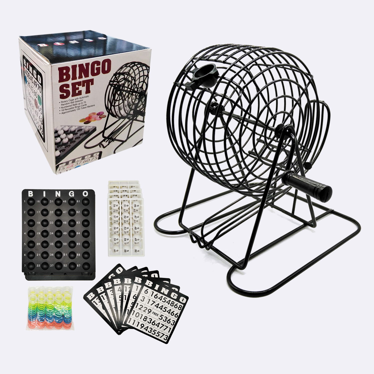 Bingo Set Game w/ Automatic Random Ball Selector | Lazada PH