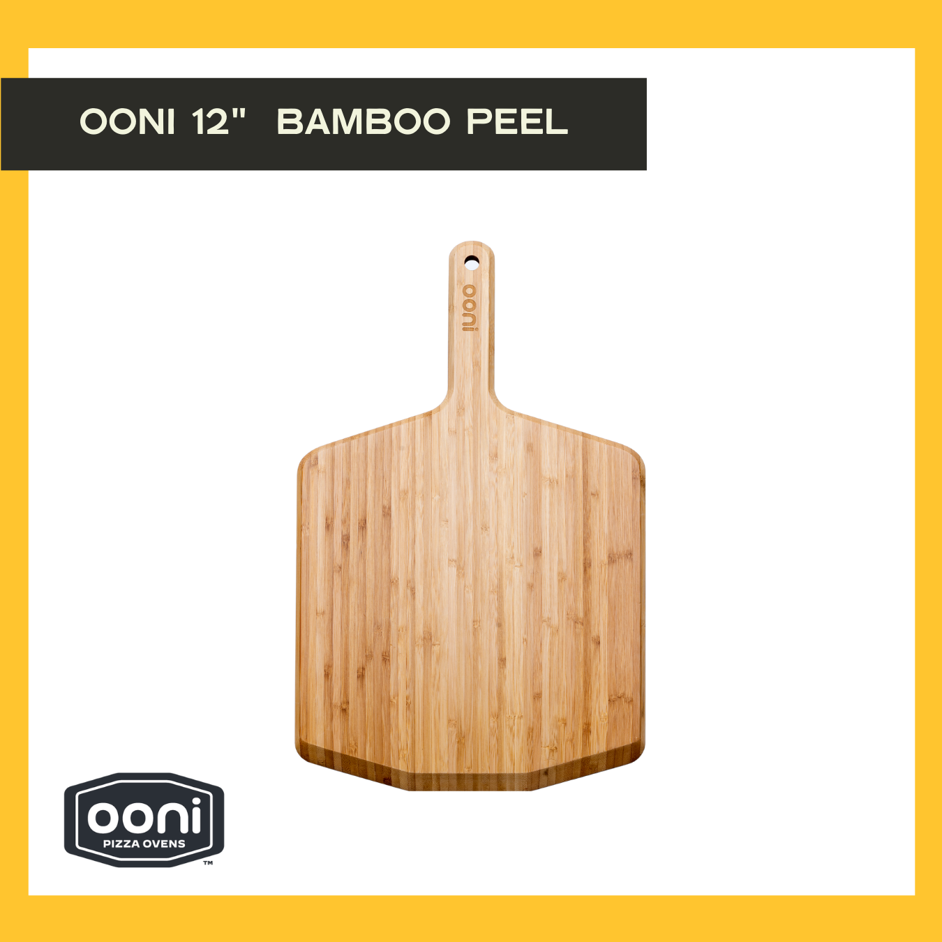 Ooni Ooni 12 Bamboo Pizza Peel & Serving Board