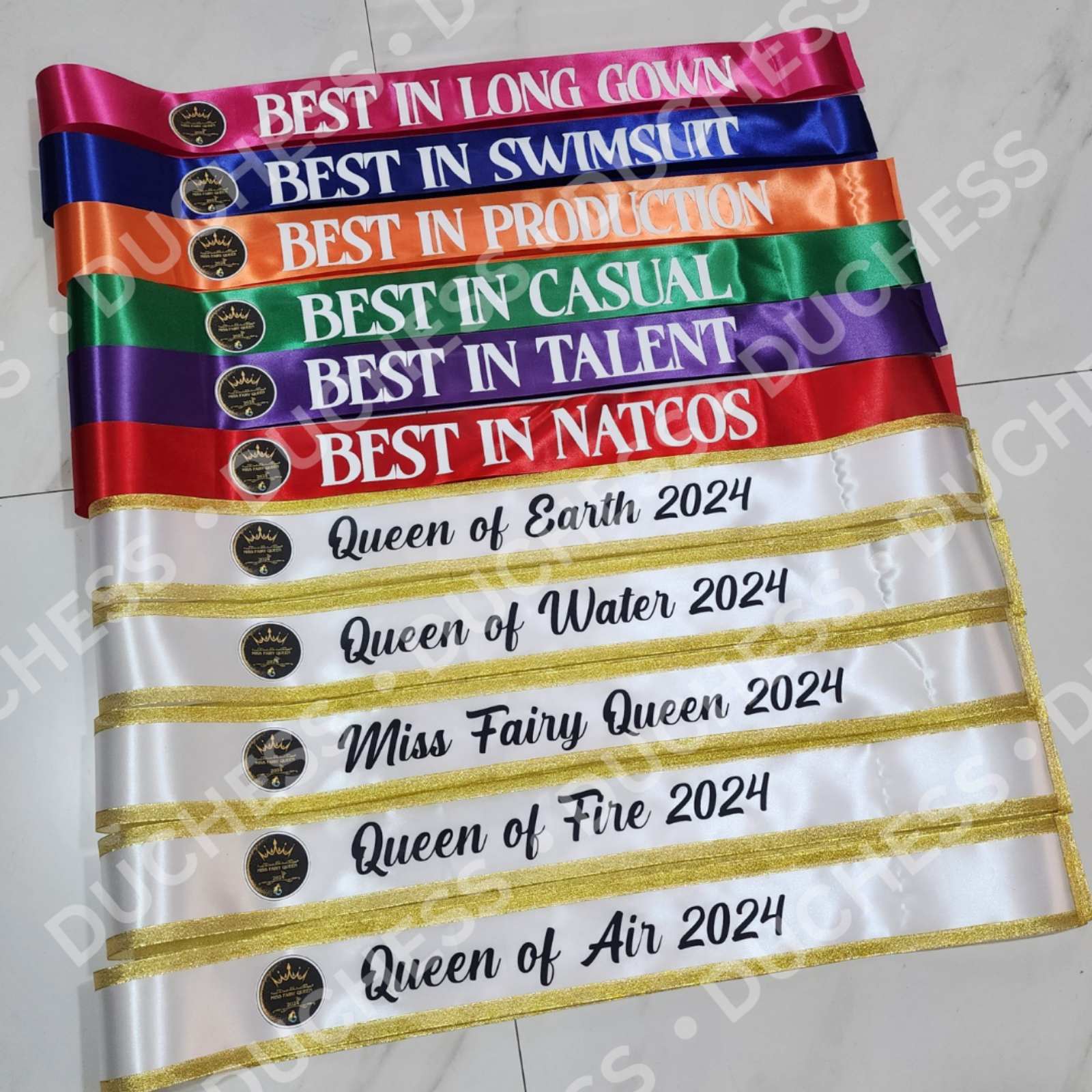 Personalized Pageant Sashes