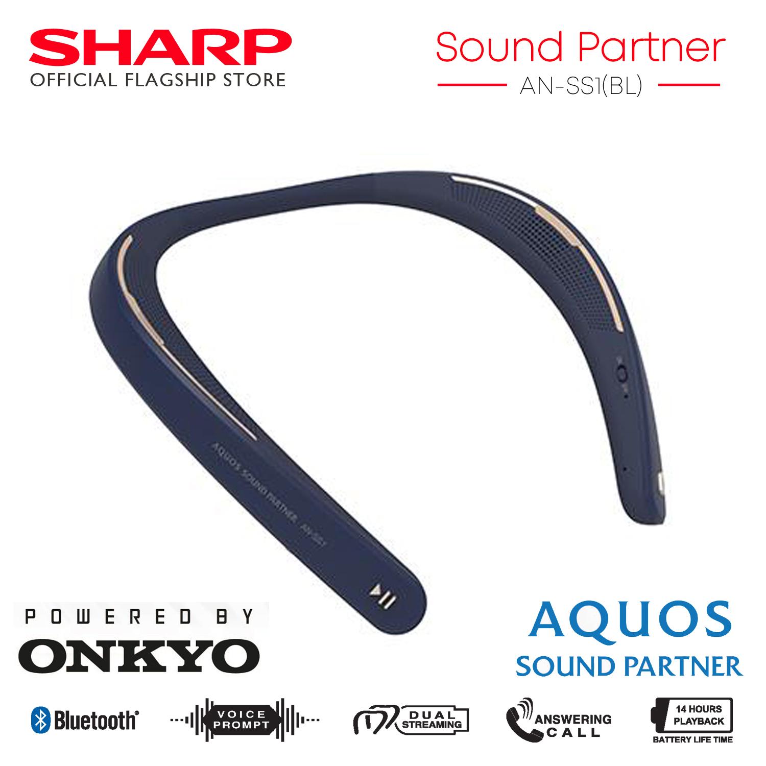 Sharp Sound Partner AN-SS1(BL) Bluetooth Wearable | Lazada PH