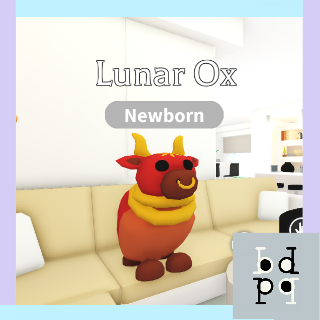 Lunar Ox Adopt Me Pets Roblox Lazada PH