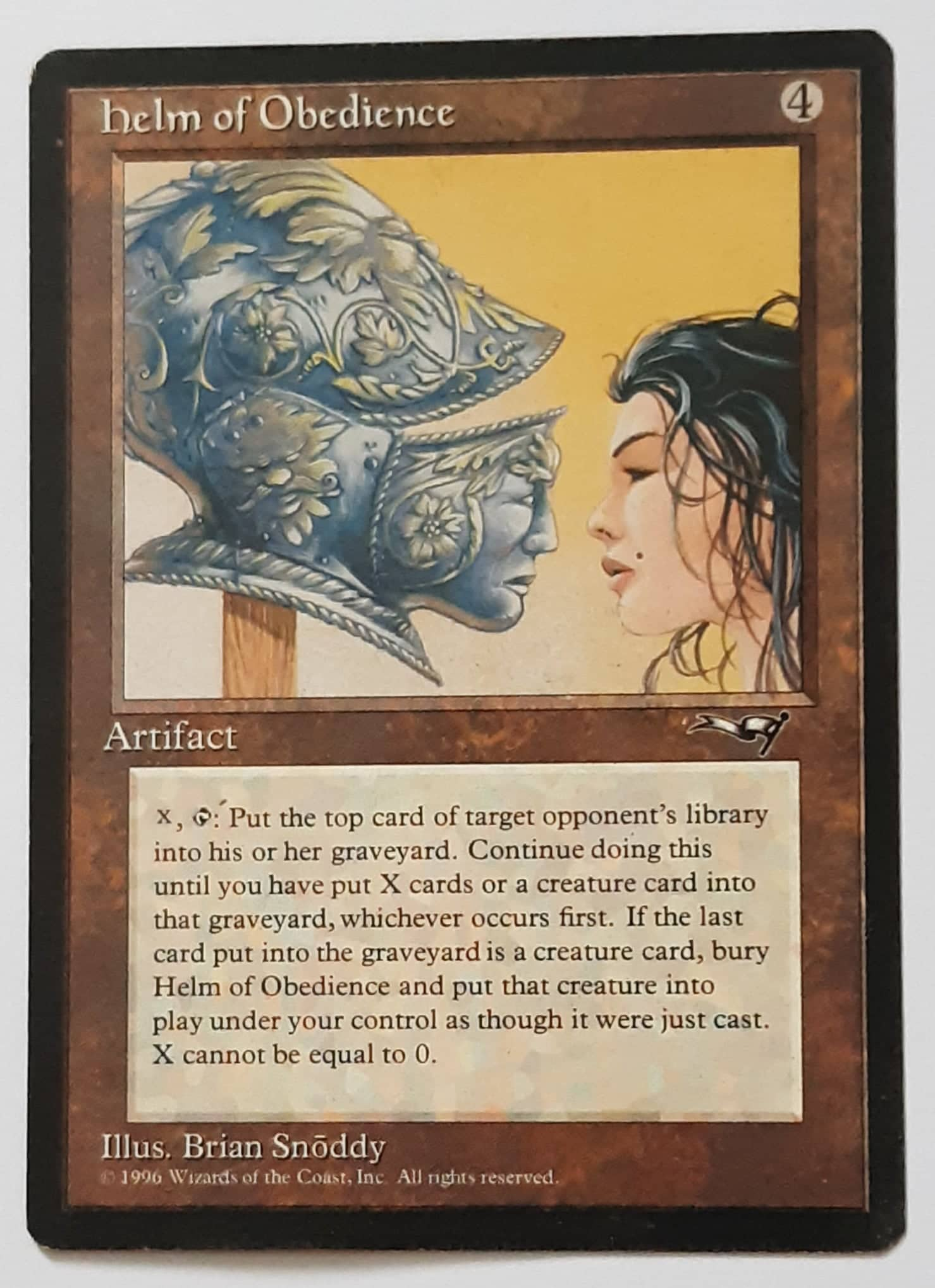 MTG Card Helm of Obedience - Artifact Rare Alliances | Lazada PH