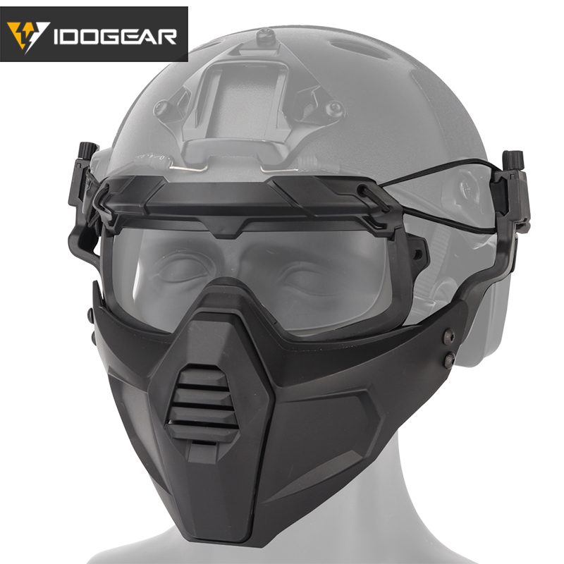 FMA Fast Helmet Vision Goggle Swivel Clips Big Size Airsoft Helmet Glasses Rail 