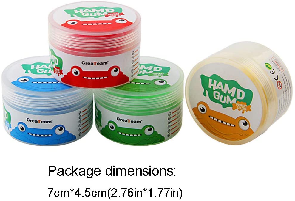 4 Pieces Therapy Putty Hand Squeezer, Putty for Hand Training, Therapy Putty