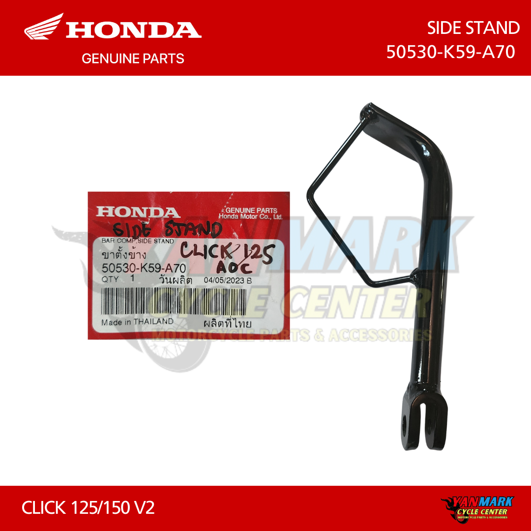 ORIGINAL HONDA - SIDE STAND - CLICK 125/150 V2 - 50530-K59-A70 | Lazada PH