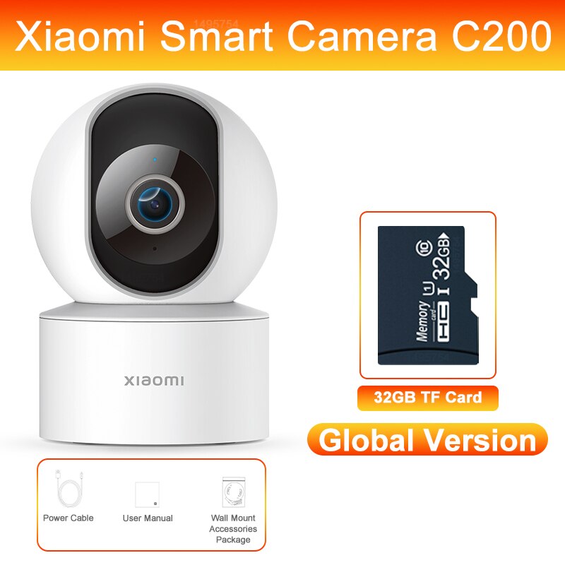 Xiaomi Mi Smart Camera C300 Global Version Baby Monitor 2K 1296P  Ultra-clear IP Panoramic Camera