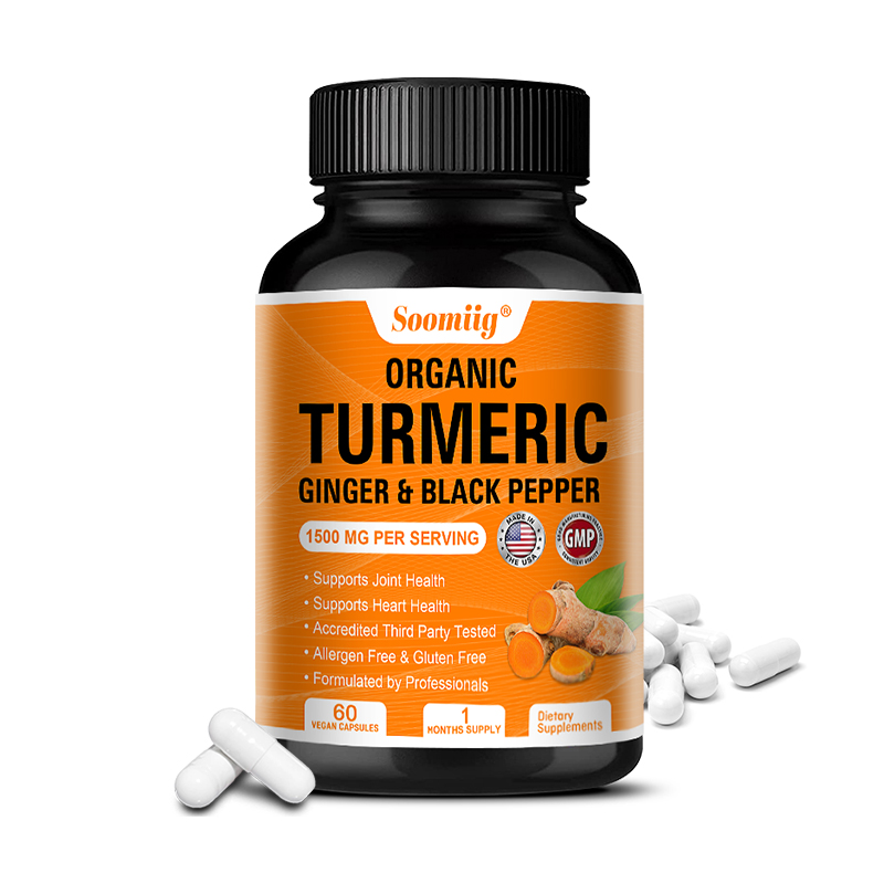 Turmeric Supplement 1500mg With Black Pepper For Pain, Stiffness